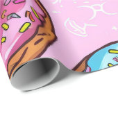Heerlijk donutpatroon cadeaupapier (Rol Hoek)
