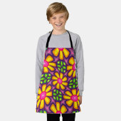 Heerlijk en Schattige bloemenpatroon Schort (Gedragen)