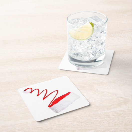 HEERLIJK EN SCHATTIGE *SANTA'S PET* ONDERZETTER (Insitu)