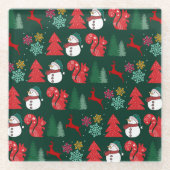 Heerlijk en vrolijk kerst Onderzetter (Voorkant)