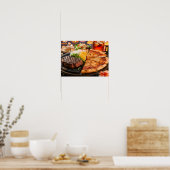 Heerlijk eten en Drinken Poster (Keuken)