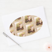 Heerlijk - Fairy Angel Ovale Sticker (Envelop)