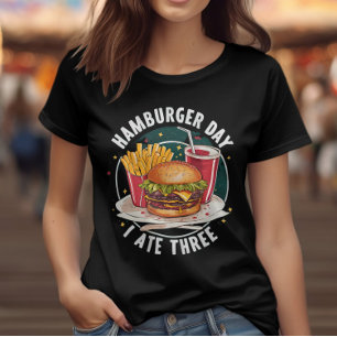 Heerlijk Fastfood Feest T-shirt