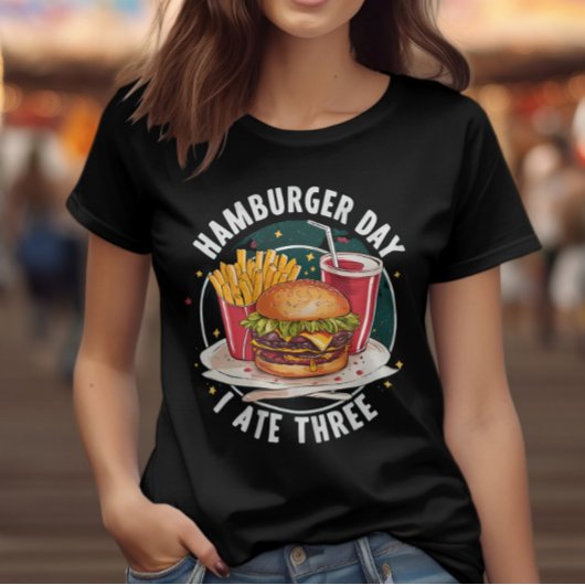 Heerlijk Fastfood Feest T-shirt