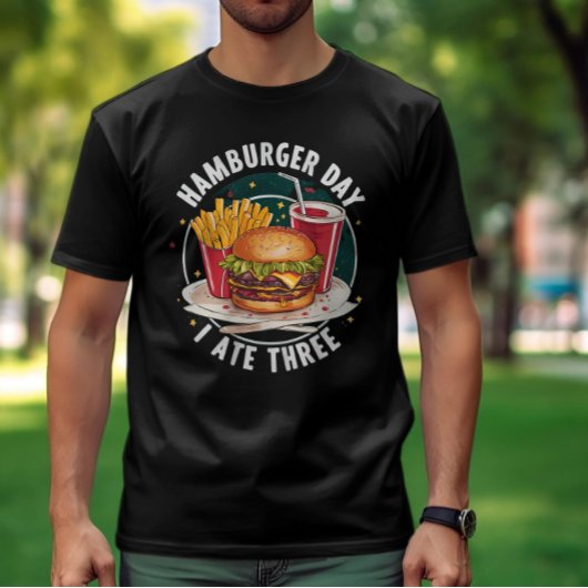 Heerlijk Fastfood Feest T-shirt