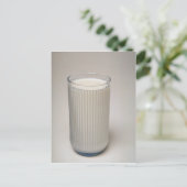 Heerlijk glas melk briefkaart (Staand voorkant)