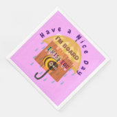 Heerlijk grappig hebben een leuke dag servetten (Hoek)