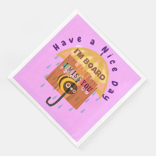 Heerlijk grappig hebben een leuke dag servetten (Hoek)