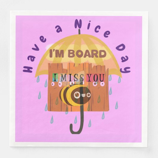 Heerlijk grappig hebben een leuke dag servetten (Voorkant)