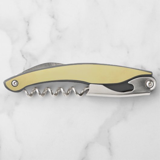 Heerlijk Grijs en Goud Kurkentrekker (Achterkant)