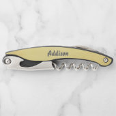 Heerlijk Grijs en Goud Kurkentrekker (Voorkant)