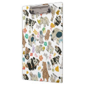 Heerlijk grillig gerecycled kunstdier klembord (Links)