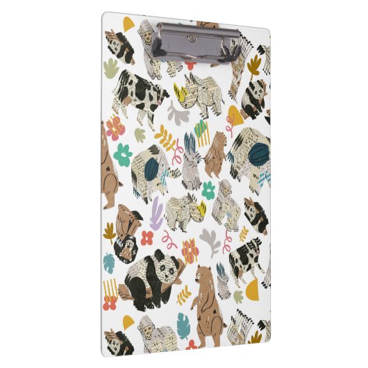 Heerlijk grillig gerecycled kunstdier klembord (Rechts)