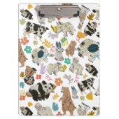 Heerlijk grillig gerecycled kunstdier klembord (Voorkant)