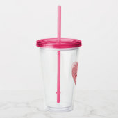 Heerlijk hart acryl drinkbeker (Rechts)