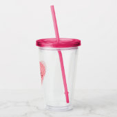 Heerlijk hart acryl drinkbeker (Links)