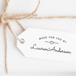 Heerlijk Hart Handgemaakte Zelfgemaakte Gemaakt vo Zelfinktende Stempel