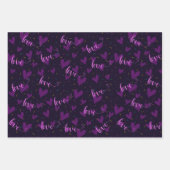 Heerlijk hart & hartelijke liefde inpakpapier vel (Voorkant 3)