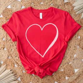 Heerlijk Hart Rood Shirt, Valentijnse  Cadeau voor T-shirt