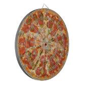 heerlijk heel pepperoni jalapeno pizza foto dartbord (Voorkant Links)