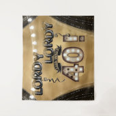 Heerlijk Heerlijk Kijk Wie Is 40 Verjaardag Ballon Wandkleed (Voorkant)