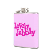 Heerlijk jubble roze slang cockney humor kolf heupfles (Links)