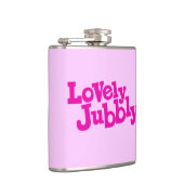 Heerlijk jubble roze slang cockney humor kolf heupfles (Rechts)