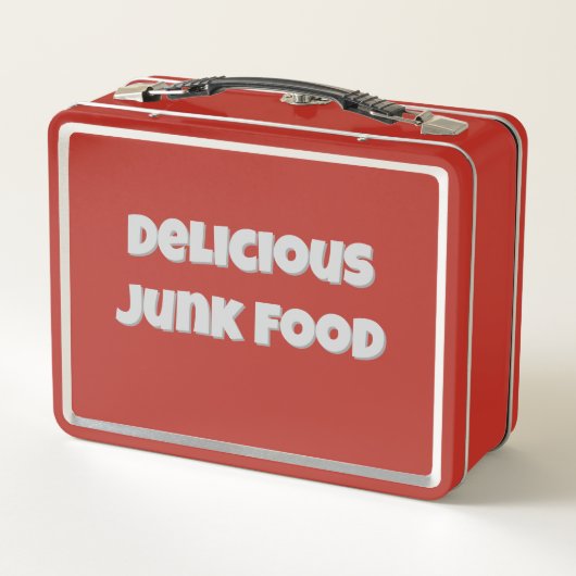 Heerlijk junk food retro old school (Achterkant)