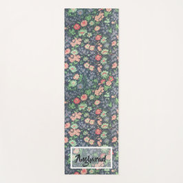 Heerlijk Kalmerend Tapijt Van Bloemen Custom Yogamat