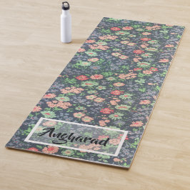 Heerlijk Kalmerend Tapijt Van Bloemen Custom Yogamat