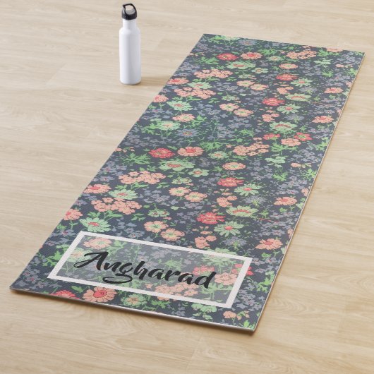 Heerlijk Kalmerend Tapijt Van Bloemen Custom Yogamat (In situ)