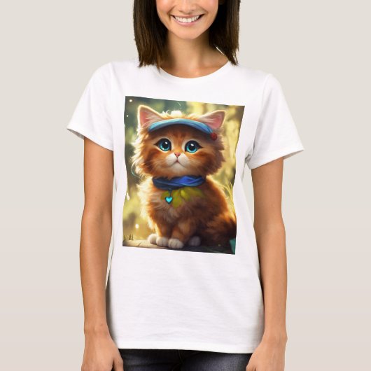 Heerlijk kat T-shirt (Voorkant)