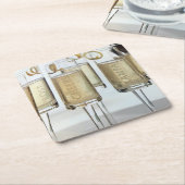 HEERLIJK *KERSTCHAMPAGNE* ONDERZETTER (Schuin)