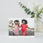 heerlijk kerstfeest briefkaart (Staand voorkant)