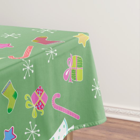 heerlijk kerstfeest tafelkleed (Voorbeeld)