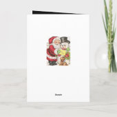 heerlijk kerstkerstkerstgevoel feestdagen kaart (Achterkant)