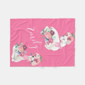 heerlijk lamapatroon vlootsdeken fleece deken (Voorkant (Horizontaal))