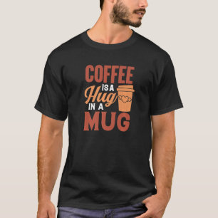 heerlijk leven in vredesvrienden en familie koffie t-shirt