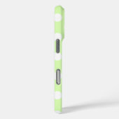 Heerlijk lichtgroen met grote witte stippen Case-Mate iPhone case (Achterkant / Rechts)