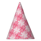 Heerlijk lief roze puzzels stuk feesthoedjes (Rechts)