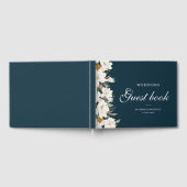 Heerlijk Magnolia Bloemen Bruiloft Gastenboek (Volledig)