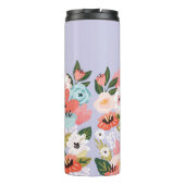 Heerlijk mooi botanisch bloeiend bloemmotief thermosbeker (Achterkant)