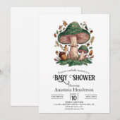 Heerlijk mystiek paddenstoel Baby shower Kaart (Voorkant / Achterkant)