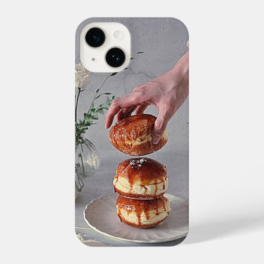 Heerlijk ogende donut design iPhone hoesje (Achterkant)