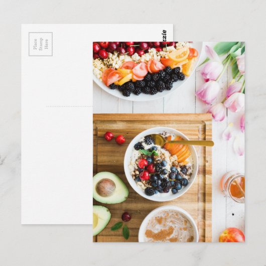 heerlijk ontbijt briefkaart (Voorkant / Achterkant)