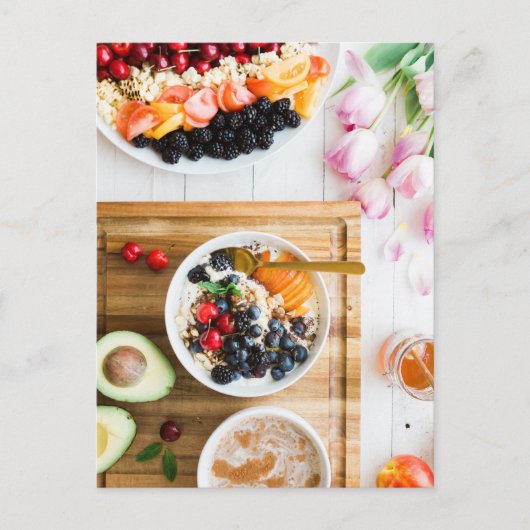 heerlijk ontbijt briefkaart (Voorkant)