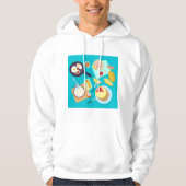 Heerlijk ontbijt pannenkoeken eieren koffie hoodie (Voorkant)