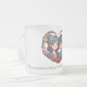 Heerlijk paar matglas koffiemok (Voorkant links)