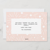 Heerlijk Proost Script Nieuwjaar Foto Feestdagenkaart (Achterkant)