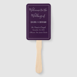 Heerlijk Pruim en Zilveren Huwelijksprogramma Handwaaier